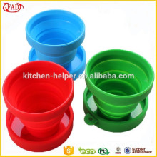 Eco Friendly Colorful Non Stick Silicone Collapsible Cups